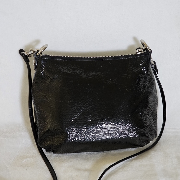 EUC Coach Poppy Black Patent Leather Shoulder Bag - Picture 6 of 15